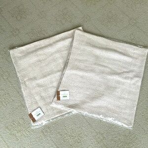 Pottery Barn Faye Pillow Covers in Ivory